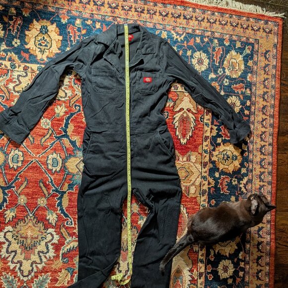 Dickie's Coveralls, Black button up, sz S, 98% cotton - Picture 6 of 12